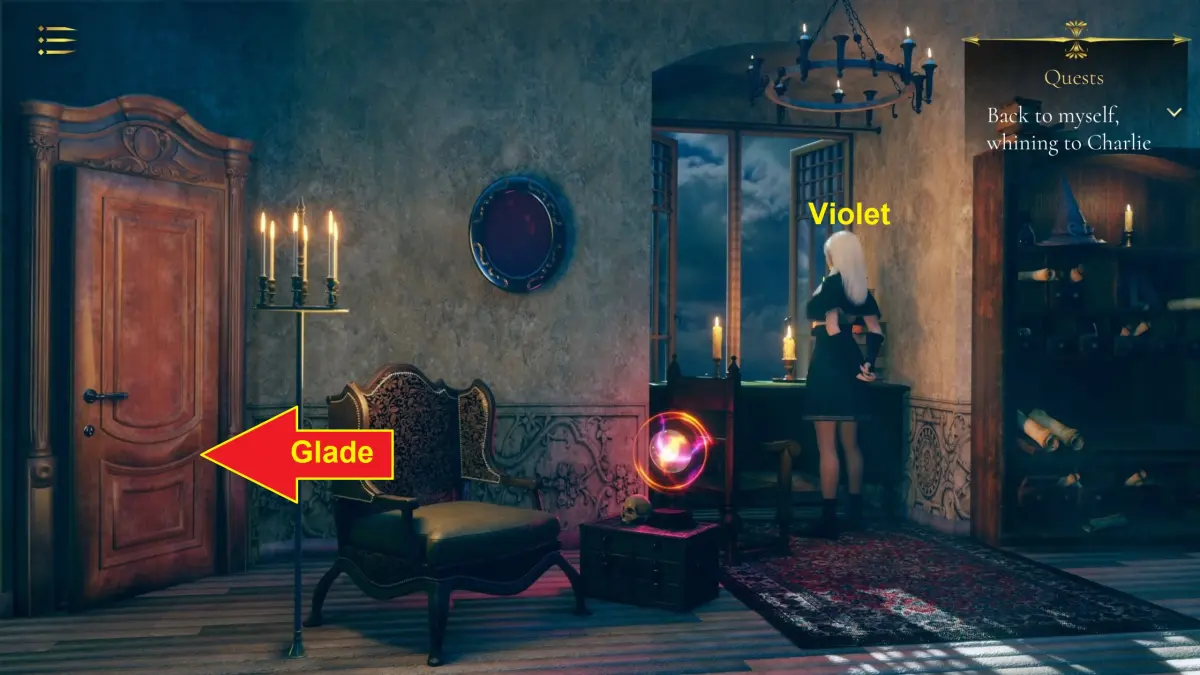 Magic Pussy: Chapter 1 - Map & Character Locations