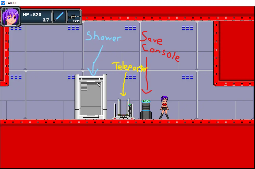 LAB2-UndeR GrounD- Quick Guide (Map, Enemies, Etc)
