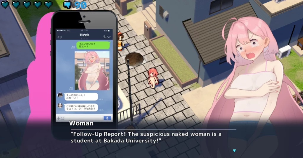 Embarrassed Shina-chan~ the Naked Wandering College Girl Game Review